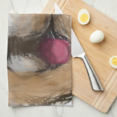 Chow Chow Geschirrtuch (Viertel Falte)