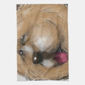 Chow Chow Geschirrtuch (Vertikal)