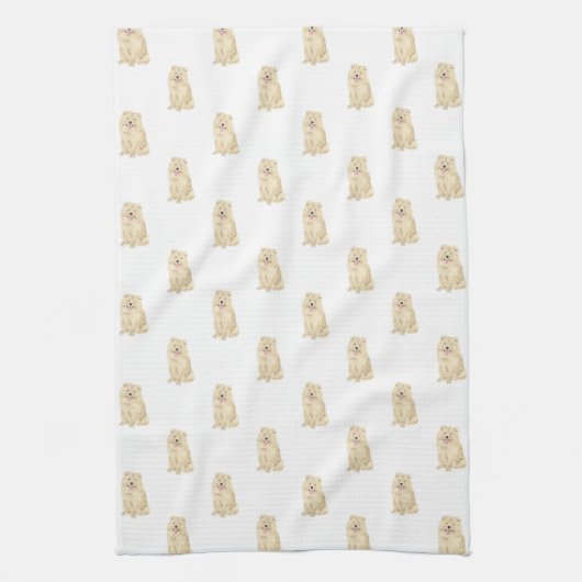 Chow Chow Geschirrtuch (Vertikal)