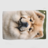 Chow Chow Golfhandtuch (Horizontal)