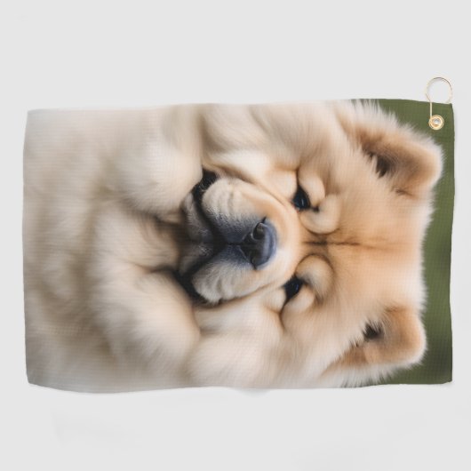 Chow Chow Golfhandtuch (Horizontal)