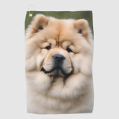 Chow Chow Golfhandtuch (Vorderseite)
