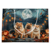 Chow Chow Halloween Spooky Große Geschenktüte (Vorderseite)