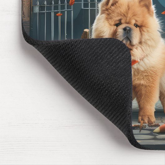 Chow Chow Halloween Spooky Mousepad (Ecke)