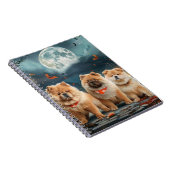 Chow Chow Halloween Spooky Notizblock (Rechte Seite)