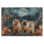 Chow Chow Halloween Spooky Schneidebrett (Vorderseite)