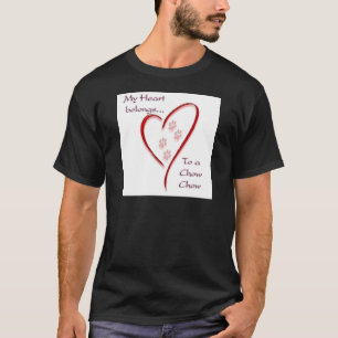 Chow Chow Heart Belongs T-Shirt