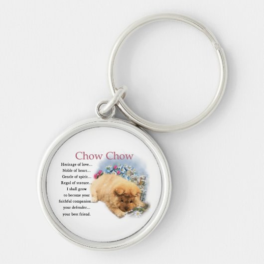 Chow Chow Heritage of Liebe Schlüsselanhänger (Vorne)
