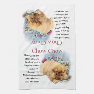 Chow Chow Heritage von Liebe Welpe Küchentuch