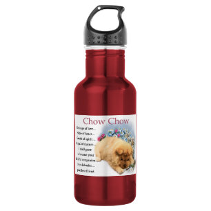 Chow Chow Heritage von Liebe Welpe Trinkflasche