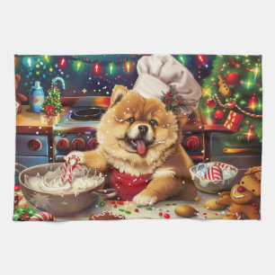 Chow Chow Holiday Baking: Feierliche Weihnachten Geschirrtuch
