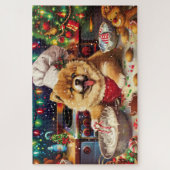 Chow Chow Holiday Baking: Feierliche Weihnachten Puzzle (Vertikal)
