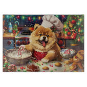 Chow Chow Holiday Baking: Feierliche Weihnachten Schneidebrett (Vorderseite)
