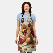 Chow Chow Holiday Baking: Feierliche Weihnachten Schürze (Getragen)