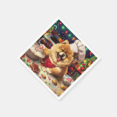 Chow Chow Holiday Baking: Feierliche Weihnachten Serviette (Ecke)
