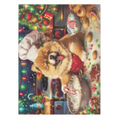 Chow Chow Holiday Baking: Feierliche Weihnachten Tischdecke (Vorderseite)