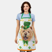Chow Chow Holiday Wohngestaltung St Patrick's Day  Schürze (Getragen)