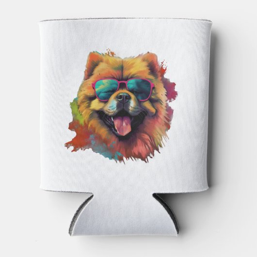 Chow Chow Hund Chinesische Hunde Rasse für eine Ch Dosenkühler (Vorderseite)