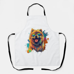 Chow Chow Hund Chinesische Hunde Rasse für eine Ch Schürze