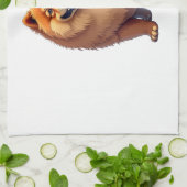 Chow-Chow-Hund Chinesische Hunderasse für einen Ch Geschirrtuch (Gefaltet)