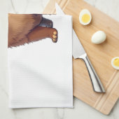 Chow-Chow-Hund Chinesische Hunderasse für einen Ch Geschirrtuch (Viertel Falte)