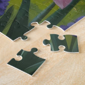 Chow Chow Hund Frühlingsblumen Malerei Puzzle (Seite)