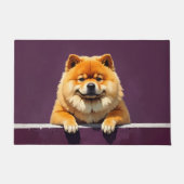 Chow Chow Hund Fußmatte Kunst (Vorderseite)