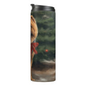 Chow Chow Hund im Schnee Weihnachten Thermosbecher (Nach rechts gedreht)