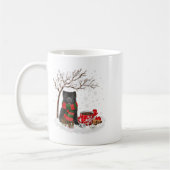 Chow Chow Hund im Schnee Weihnachten Weihnachten W Kaffeetasse (Links)
