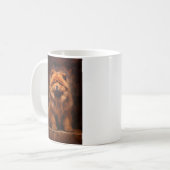 Chow-Chow-Hund Kaffeetasse (Vorderseite Links)