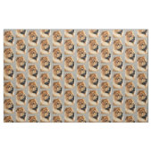 Chow Chow Hund Kunststoffe Stoff (Fat Quarter (45,7 x 55,9 cm))
