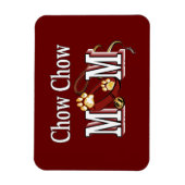 Chow Chow Hund Mama Magnet (Vertikal)