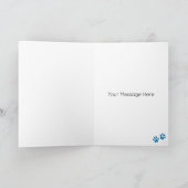 Chow Chow Hund Personalisiert Happy Geburtstag Karte (Innenseite)