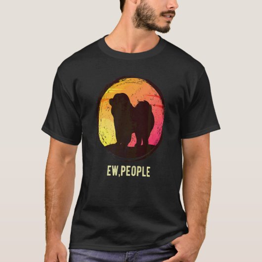 Chow-Chow-Hund Rasse 8 T-Shirt (Vorderseite)
