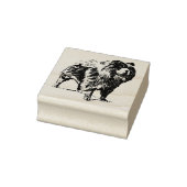 Chow-Chow Hund Rasse Gummistempel (Stempel)