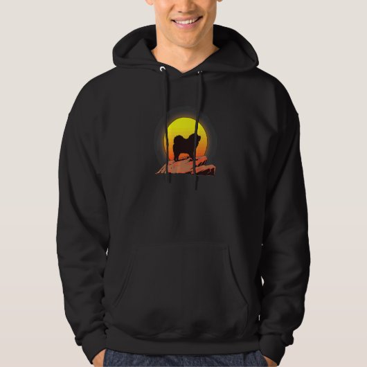 Chow-Chow-Hund Rasse Hoodie (Vorderseite)