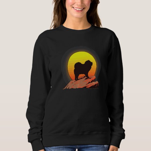 Chow-Chow-Hund Rasse Sweatshirt (Vorderseite)