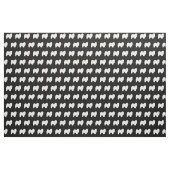 Chow Chow Hund Silhouette Haustier Stoff (Fat Quarter (45,7 x 55,9 cm))