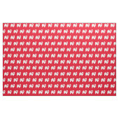 Chow Chow Hund Silhouette Pater Red Stoff (Fat Quarter (45,7 x 55,9 cm))