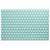 Chow Chow Hund Silhouette Pet Aquamarin Stoff (Fat Quarter (45,7 x 55,9 cm))
