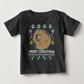 Chow Chow Hund züchten Ugly Christmas Sweater Baby T-shirt (Vorderseite)