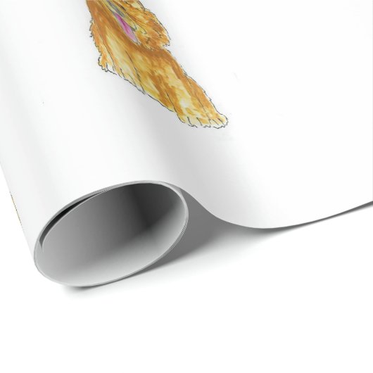 Chow-Chow-Hundegeschenk-Packpapier Geschenkpapier (Rolleneckpunkt)