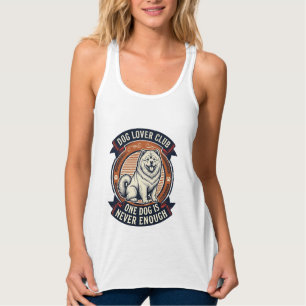 Chow Chow Hundeshirt Ein Hund ist nie genug Retro Tank Top