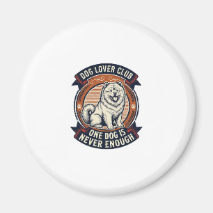 Chow Chow Hundeshirt Ein Hund ist niemals genug Re Magnet