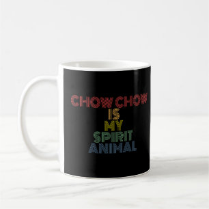 Chow Chow is my Spirit Animal Retro 70er Vintag Kaffeetasse