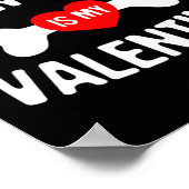 Chow Chow Is My Valentine Chow Chow Dog _1 Poster (Ecke)