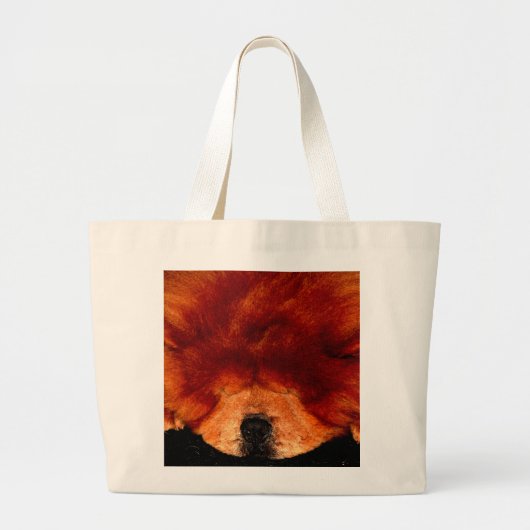 Chow Chow jtcna Jumbo Stoffbeutel (Vorne)