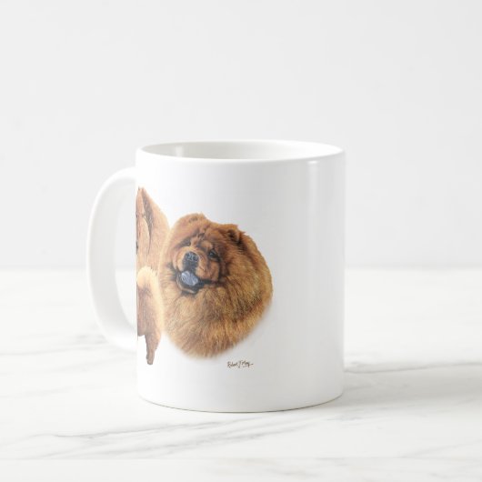 Chow-Chow Kaffeetasse (Vorderseite Links)