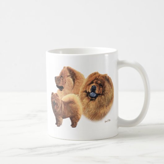 Chow-Chow Kaffeetasse (Rechts)