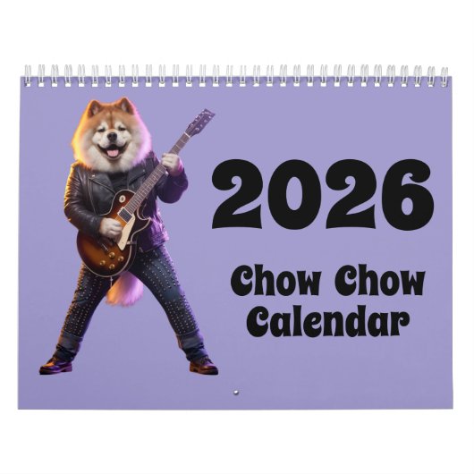 Chow Chow Kalender (Titelbild)